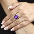 thumbnail image 5 of 925 Sterling Silver Women Jewelry Amethyst Quartz Ring, 5 of 9