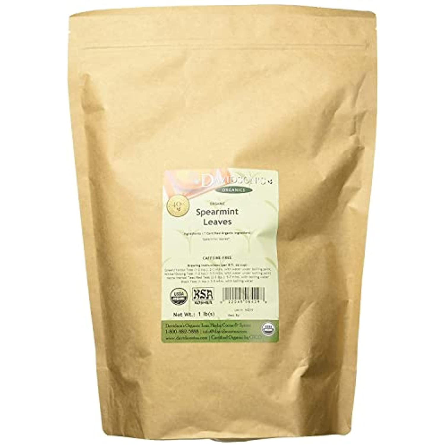 Organic Spearmint Tea, 16 tea bag at Whole Foods Market