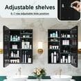 thumbnail image 6 of Joqixon Recessed Medicine Cabinets for Bathroom with Mirror: 16x24 Wall Mount Mirrored Vanity Chest - 16 x 24 inch Small Storage Cabinet with Adjustable Shelves, 6 of 10