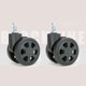 thumbnail image 3 of Durable Replacement Wheels Universal Quiet Wheels Versatile Wheels 1 Pair For Luggage Smooth Rolling & Easy To Install, 3 of 5