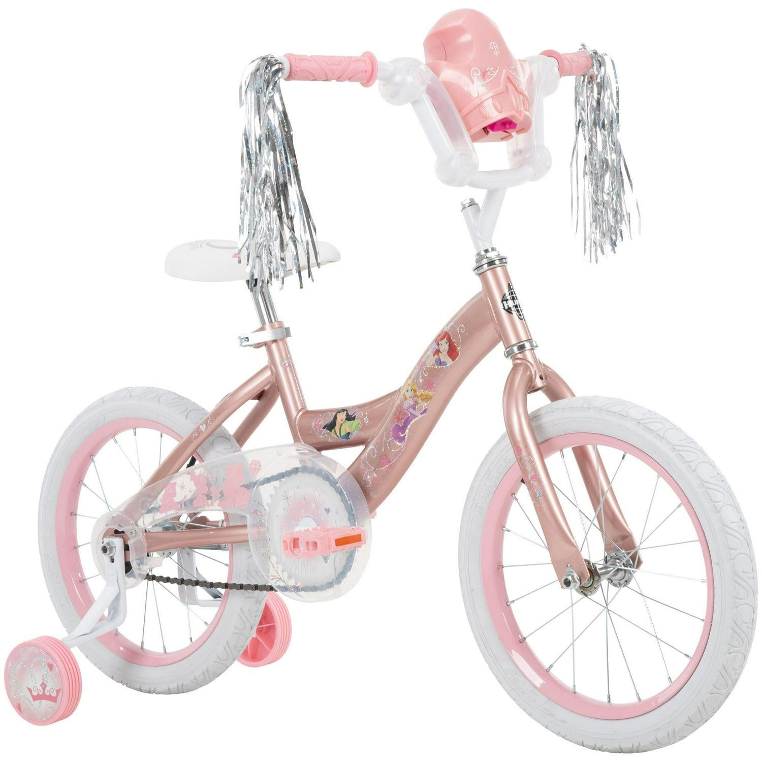 Huffy Girls' 16 in. Princess Celebration Bike, 1 Speed, Pink