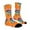 Orange, variant on 67 Socks 6 7 Meme Novelty Six Seven Crew Socks Funny Christmas Gifts For Men Women