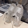 thumbnail image 6 of SBYOJLPB Toddler Sandals Open Toe Baby Girls Cute Jelly Colors Hollow Out Nonslip Soft Sole Roman Sandals, 6 of 9