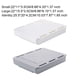 thumbnail image 5 of Naiovety Organizador de cajones multifuncional de plástico para debajo del escritorio, elegante y fácil de instalar organizado Almacenamiento y organización del hogar gris SG, 5 of 6