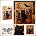 thumbnail image 6 of Halloween Pearl Art Kit, Cute Cat Pearl Art DIY Kit, Halloween Ghost Beaded Art DIY Kit for Home Office Living Room Study Party Birthday Housewarming (A), 6 of 6