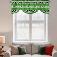 thumbnail image 3 of Mexico Creamy Tie Up Valances Curtain, Adjustable Kitchen Green Color Valances for Windows Decor, Rod Pocket Short Curtains Set for Bedroom/Bathroom, 42"x18", 3 of 9