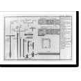 thumbnail image 2 of Historic Framed Print, [Detailed drawing of mining engineering and mining equipment; building of fortifications] - 2, 17-7/8" x 21-7/8", 2 of 9