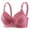 Red, variant on Womens Bras New Comfort Womens Bra Adjustable Lightweight Underwear Breathable No Underwire Push up Everyday Bras Wireless Bralette Women's Wireless Bra Black