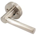 thumbnail image 2 of Zurich Door Lever with Round Rosette, Dummy (Non-Turning) Latch, Satin Nickel by Stone Harbor Hardware, 2 of 4
