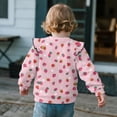thumbnail image 4 of Yuyamidu Toddler Strawberry Axolotl Sweatshirt for Girls 1T-2T Pink Long Sleeve Ruffle Shoulder Crewneck Sweatshirts Pullover Tops Soft Lightweight Play Wear for School Outdoor, 4 of 8