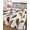 White, variant on Quilts Queen Size Bedding Set, Watercolor Botanical Reversible Summer Quilt 3 Pieces, Rustic Farmhouse Leaves Plants Lightweight Bedspreads Coverlets with 2 Pillow Shams for All Seasons