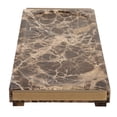 thumbnail image 5 of Uttermost Marble Tray Crest in Chocolate, 5 of 6