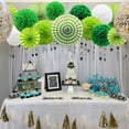 thumbnail image 6 of Worgeous Green Pom Poms Flower Accessories Set, 6 of 8