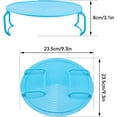 thumbnail image 2 of Microwave Rack Tray, Multifunctional Plastic Plate Holder, Microwave Oven Baking Rack, 2 of 4