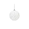 thumbnail image 3 of Esferas navideñas de 8 cm, juego de 2 piezas con diseño multicolor y detalles brillantes en blanco, azul y dorado. Perfectas para decorar tu árbol y crear un ambiente festivo. ¡Ideal para niños y, 3 of 6