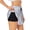 Black, variant on 's Summer Cute Unicorns for a double-layer running short for women, perfect for gym, tennis, and more, featuring a convenient pocket.