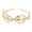 D, variant on Soumake Golden Hollow Leaf Hair Hoop Elastic Metal Headband Decorative Women Thin Headdress Hair Accessories