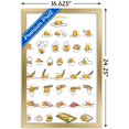 thumbnail image 3 of Gudetama - Grid Wall Poster, 14.725" x 22.375", Framed, 3 of 3