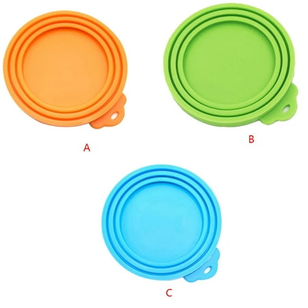 3 in 1 Pet Food Can Cover Multi-Function Silicone Lid Seal Fresh ...