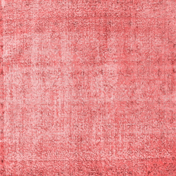 Ahgly Company Indoor Square Persian Red Traditional Area Rugs, 5' Square