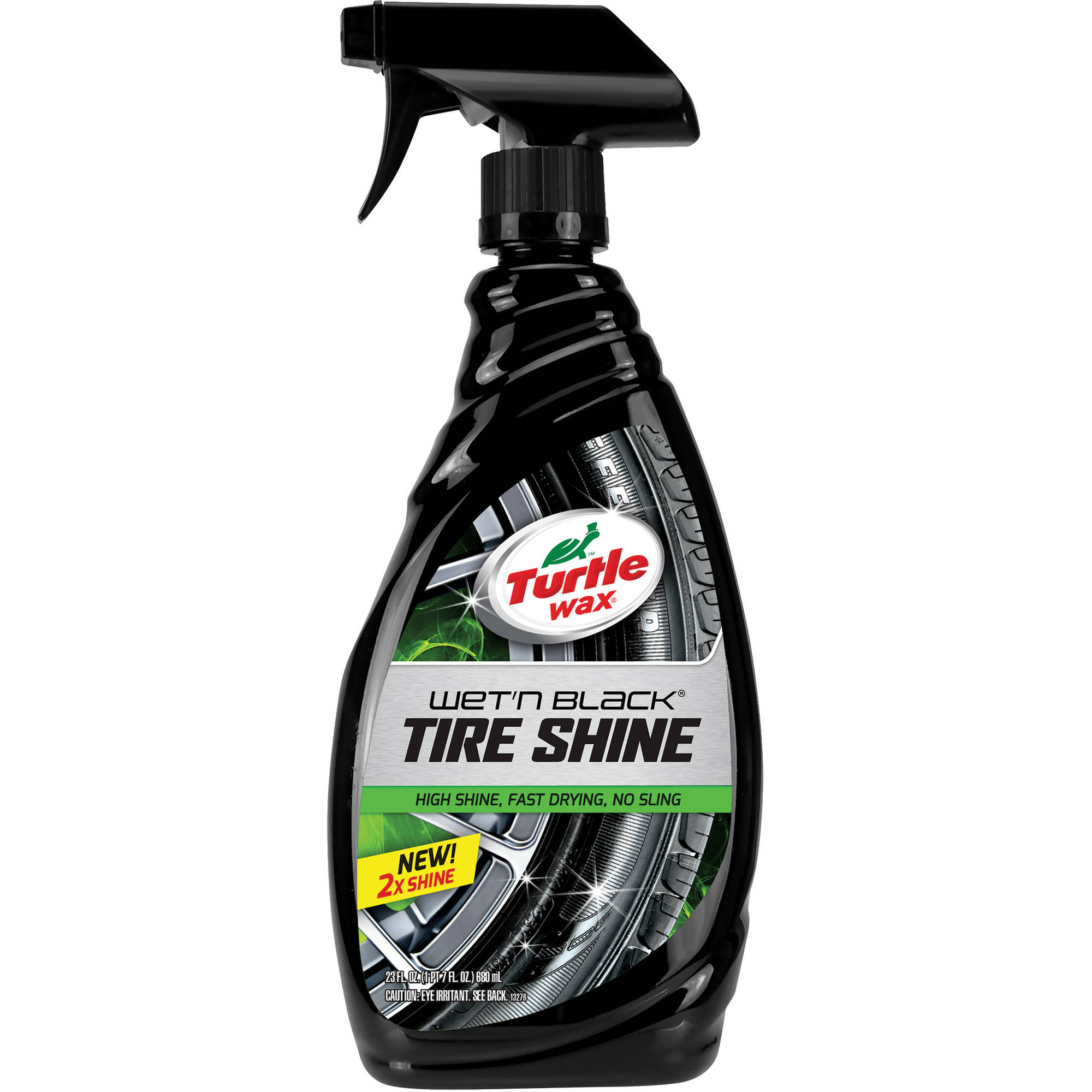 Turtle Wax Wet N' Black Ultra Wet Spray Tire Shine, 23oz