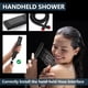 thumbnail image 4 of Juego de grifos de ducha Aolemi Rain Shower System, negro mate, 20 cm, 4 of 9
