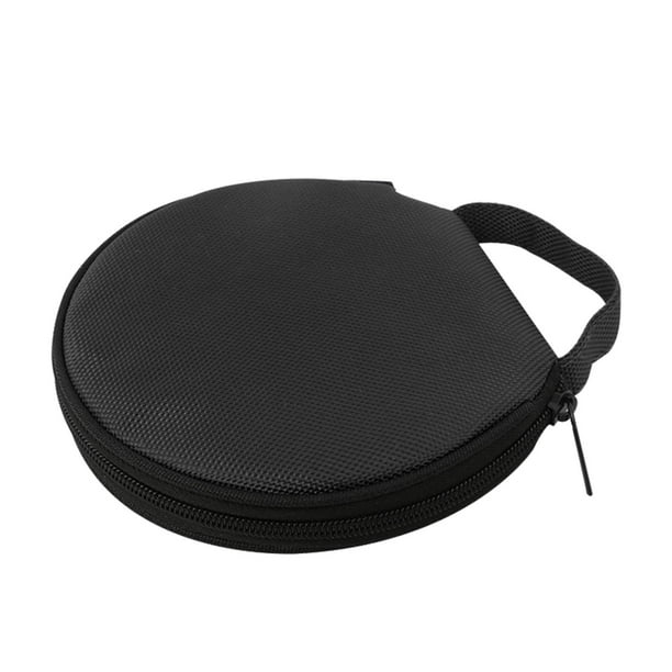 Bolsa de almacenamiento para CD/DVD, soporte para coche con capacidad para 20 CD/DVD, ideal para viajes, uso doméstico y pequeños accesorios. Negro