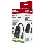 Hyper Tough Photocell Photocell Dusk to Dawn Outdoor Timer, 1 Outlet, 3-Pronged Outlet, 10 Amps