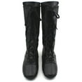 thumbnail image 3 of Fangasis Boys Jazz Boots Non Slip Dance Shoes Split Sole Modern Comfortable Black 13C, 3 of 9