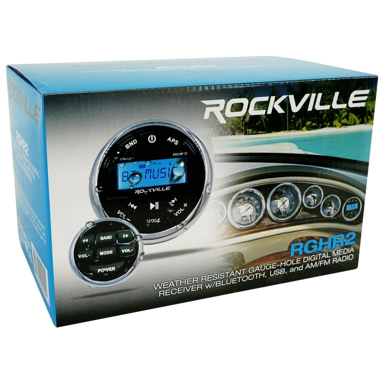 Marine gauge radio with speakers 2025