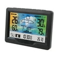 thumbnail image 4 of Abody Wireless Weather Station Indoor Outdoor Color Screen Weather Forecast Station with Outdoor Sensor Digital Temperature and Humidity Gauge with Alarm Clock Moon Phase Backlight Sooze Mode, 4 of 6