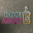 thumbnail image 4 of Craftnamesign Take Away Coffee Neon Sign, Coffee Shop Decor, Take Away LED Signs, 4 of 4
