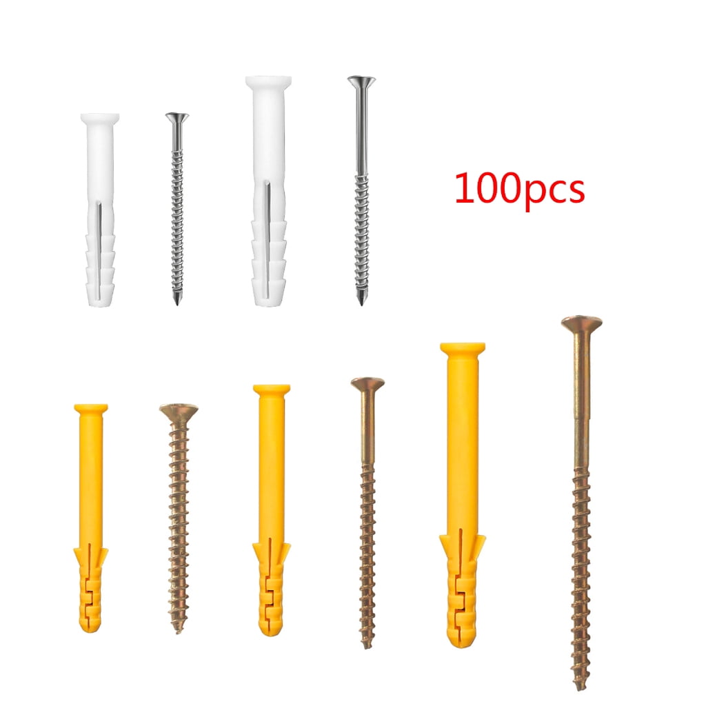 Wall Plugs & Screws for Brick Concrete Drywall Self Tapping Screws Wall Plugs