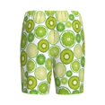 thumbnail image 7 of Daiia Kiwi Lemon Mens Woven Stretch Pajama Short,Short Pajama Pants-X-Large, 7 of 7