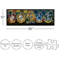 thumbnail image 2 of Aquarius - Harry Potter - Crests Slim - 1000 Piece Jigsaw Puzzle, 2 of 4