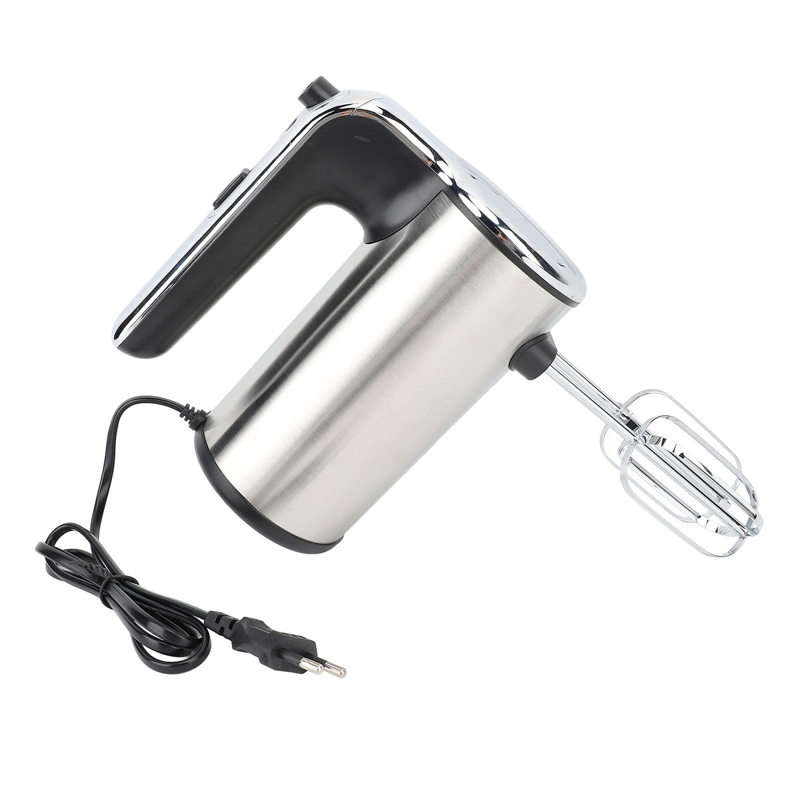 Nieyigj 500W Electric Hand Mixer, 5 Speed Stainless Steel Handheld Electric Mixer with Turbo, Includes 4 Dishwasher Safe Attachments for Whipping Cream & Blending Ingredients, 220V EU Plug