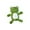 Green Frog, variant on Dog Toys Puppy Toys Cute Squeaky Elephant Dog Toy with Crinkle Paper Stuffed Plush Animal to Keep Them Busy for Small Medium Large Dogs 9.8 Inches