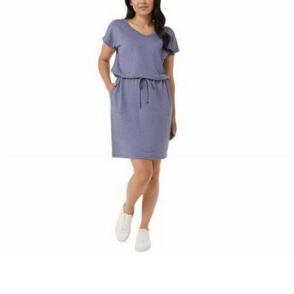 32 Degrees Cool Ladies' Soft Lux Dress 1668772 (Heather Ash Blue Large)