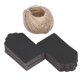 thumbnail image 2 of 100 Piezas Etiquetas de Ropa Papel Kraft de Doble Cara Etiqueta de Regalo Manualidad DIY con Cordel de Yute de 30 m para Boda Navidad Acción de Gracias Negro, 2 of 12