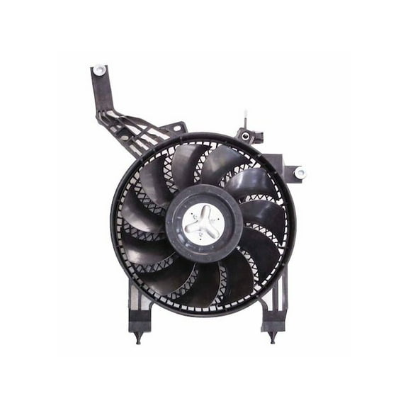 A/C Condenser Fan Assembly - Compatible with 2008 - 2021 Toyota Sequoia 2009 2010 2011 2012 2013 2014 2015 2016 2017 2018 2019 2020