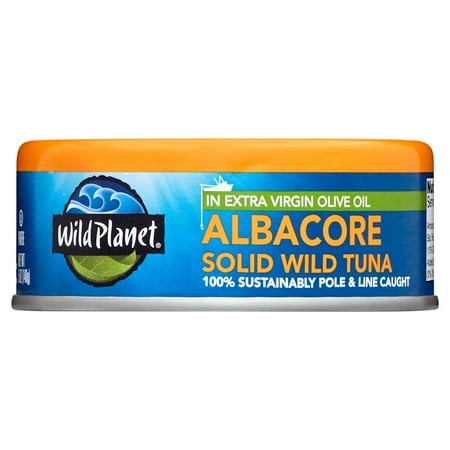 Wild Planet Wild Albacore Tuna in Extra Virgin Olive Oil, 5 oz Can