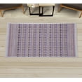 thumbnail image 1 of Ethnic Decorative Rug, Tribal Style Abstract Mesh Pattern of Oval Grid Motif Folkloric Artwork, Quality Carpet for Bedroom Dorm and Living Room, 6 Sizes, Lavender Blue, by Ambesonne, 1 of 1