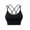 Black, variant on Womens Sports Bras Woman Bras With String Quick Dry Shockproof Running Fitness Large Size Underwear Bras for Women No Underwire Pink 2XL