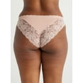 thumbnail image 6 of Joyspun Women's Microfiber and Lace Cheeky Panties, 3-Pack, Sizes XS-3XL, 6 of 6