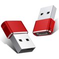 thumbnail image 1 of KOMI USB to USB C Adapter 2 Pack,USB C Female to A Male Charger Type C Converter for Apple Watch Ultra iWatch 7 8 SE, 14 13 12 11 Plus Pro Max Mini,AirPods,iPad Air,Samsung Galaxy S23 S22, 1 of 5