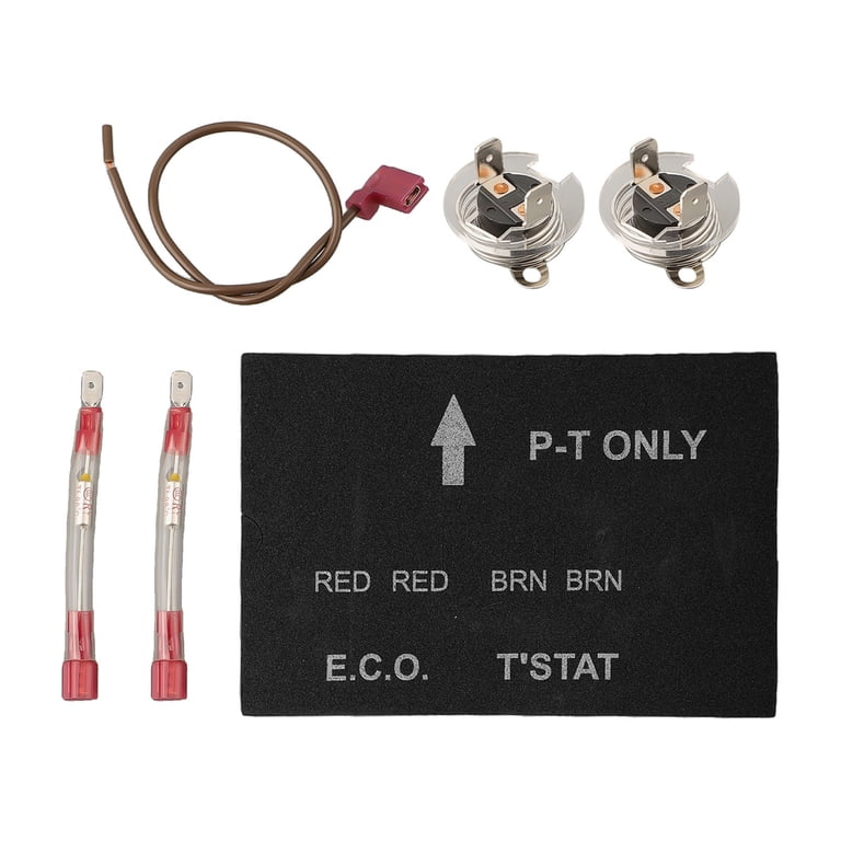 RV Water Heater Thermal Cutoff & ECO Thermostat Assembly Kit – UL Listed, Compatible With Atwood 91447 93866 (2-Pack)