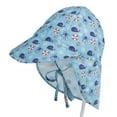 thumbnail image 2 of Toddler Baby Girls Boys 6M-5Y Sun Hat Beach Headwear Outdoor Brim and Cover Neck Sun Hat, 2 of 6
