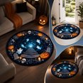 thumbnail image 5 of Dmlowu Halloween Area Rug, Optical Illusion Non-Slide Round Rugs for Living Room Entryway Bedroom Party, Halloween Decorations Indoor Outdoor, 5 of 7