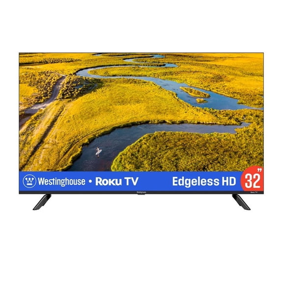 Restored Westinghouse 32-inch Edgeless Roku TV 720p 60Hz WR32EX2100 (Refurbished)