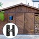 thumbnail image 5 of HOOWIFFY Cerradura Para Puerta Con De Inoxidable Negro Con, 5 of 8